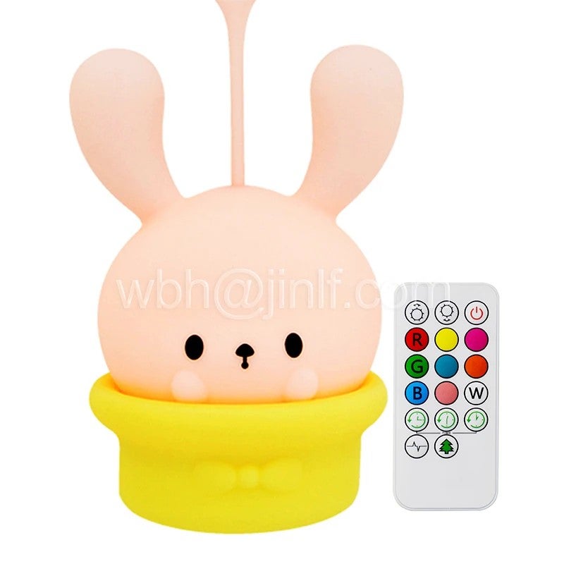 Bluejw Light Mini Hanging Lovely Small LED Silicone Lamp - Kids Night Light - Portable Silicone Night Lights for Bedroom, Nursery Decor - Image 1